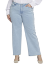 Nydj Teresa Fray Hem Ankle Wide Leg Jeans