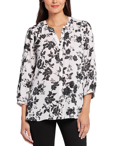 Nydj Pintuck Blouse In Campanil