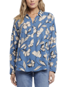 Nydj Womens Collar Polyester Blouse