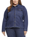 Nydj Fray Hem Denim Trucker Jacket