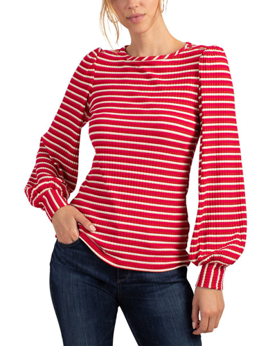 Trina Turk Saltaire Top In Red