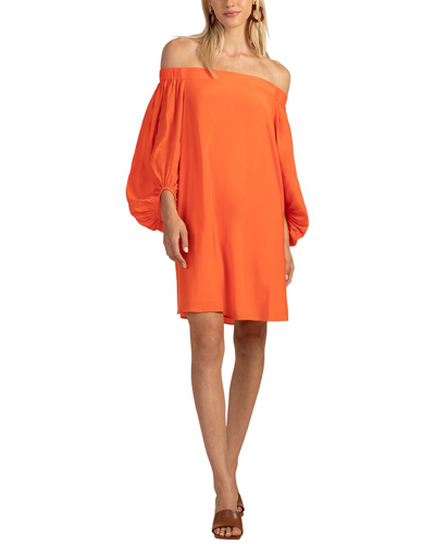 Trina Turk Windward Dress In Orange
