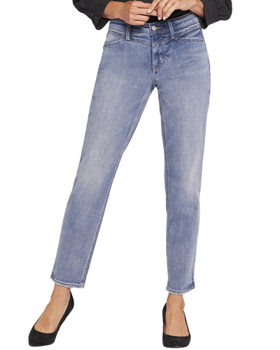 Nydj Margot High Rise Girlfriend Straight Jeans In Romance In Blue