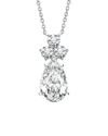Genevive Silver Cz Pendant