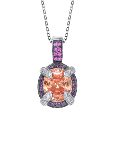 Genevive Cz Pendant In Multi