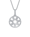 Genevive Silver Cz Pendant