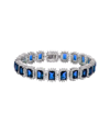 Genevive Silver Cz Tennis Bracelet
