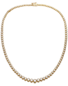 GENEVIVE GENEVIVE CZ TENNIS NECKLACE