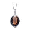 Genevive Silver Cz Pendant