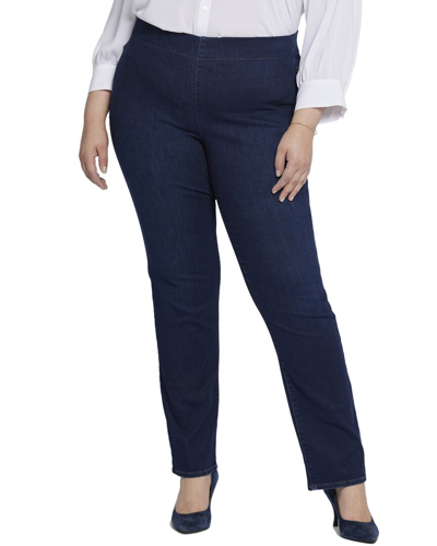 Nydj Plus Bailey Palace Straight Jean In Blue