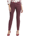 Nydj Marilyn Straight Leg Jeans In Burgundy