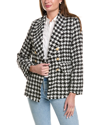 TO MY LOVERS TO MY LOVERS HOUNDSTOOTH BLAZER