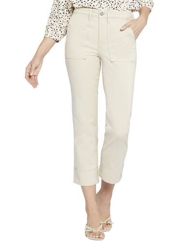 Nydj Relaxed Feather Straight Leg Jean In Yellow