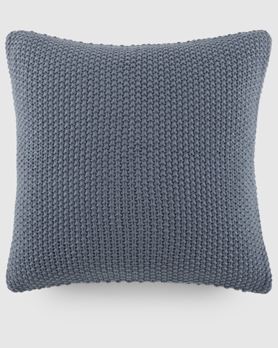 Home Collection Stitch Knit Throw Pillow In Blue