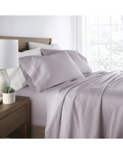 Home Collection 300tc Solid Brushed & Washed Cotton Sheet Set