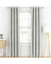 HOME COLLECTION HOME COLLECTION SET OF 2 BLACK OUT THERMAL-INSULATED GROMMET CURTAIN PANELS
