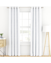 Home Collection Set Of 2 Black Out Thermal-insulated Grommet Curtain Panels
