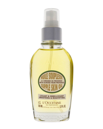 L'occitane Unisex 3.4oz Almond Supple Skin Oil In White