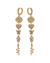 Eye Candy La Cz Andrea Motif Earrings