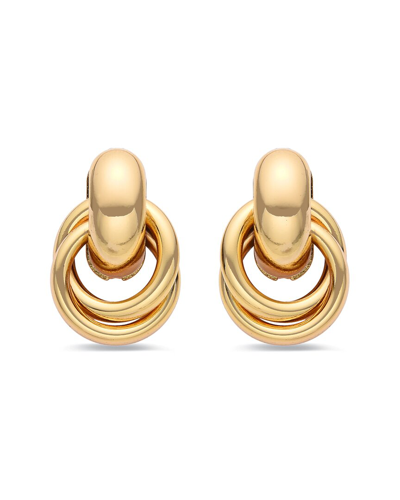 Eye Candy La Elise Golden Drop Earrings