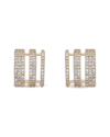 Eye Candy La Cz Nina Half Huggie Studs