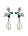 EYE CANDY LA EYE CANDY LA PEARL CZ AZADEH BEE DROP EARRINGS