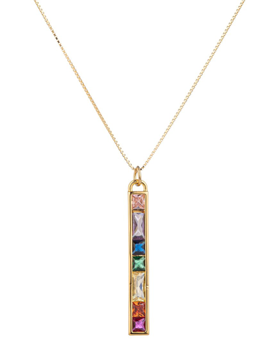 Eye Candy La Cz Chakra Pendant Drop Necklace