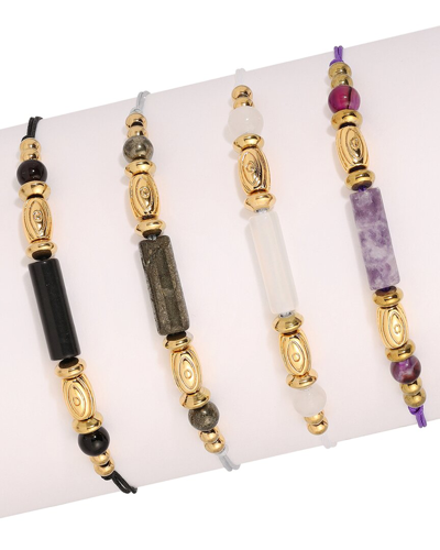 Eye Candy La Agate Success And Abundance Bracelet Set