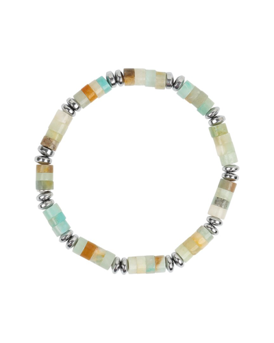 Tiramisu Strachable 88.85 Cts. Amazonite Bracelet In Multi