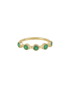 TIRAMISU TIRAMISU GOLD OVER SILVER 0.50 CT. TW. GREEN ONYX RING