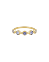 Tiramisu Gold Over Silver 0.60 Ct. Tw. Tanzanite Ring