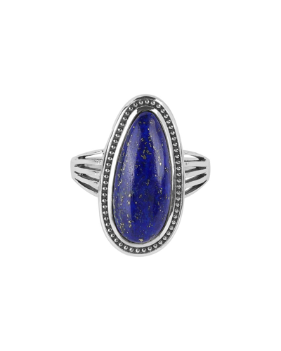 Tiramisu 925 Silver 6.65 Cts. Lapis Ring