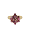 TIRAMISU TIRAMISU GOLD OVER SILVER 2.15 CT. TW. RHODOLITE GARNET RING