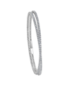 Sabrina Designs 14k 3.35 Ct. Tw. Diamond Flexible Bangle Bracelet
