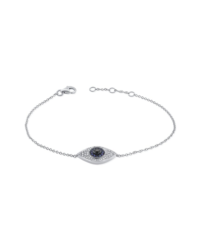 Sabrina Designs 14k 0.32 Ct. Tw. Diamond & Gemstone Chain Bracelet In Metallic