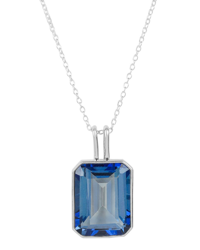 Tiramisu 925 Silver 11.1 Cts. Blue Mystic Quartz Pendent