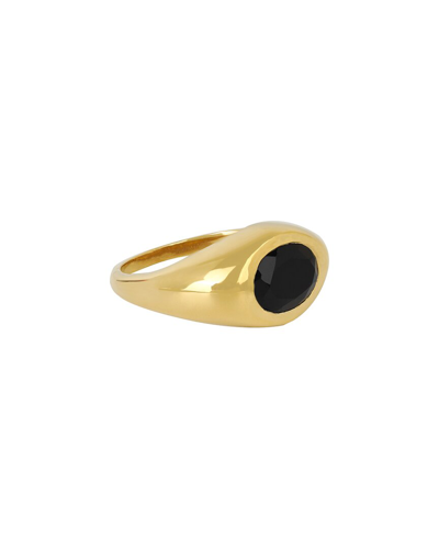 Tiramisu 14k Gold Vermeil 925 Silver 1.95 Cts. Black Onyx R