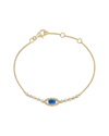 Sabrina Designs 14k 0.67 Ct. Tw. Diamond & Sapphire Stackable Bracelet