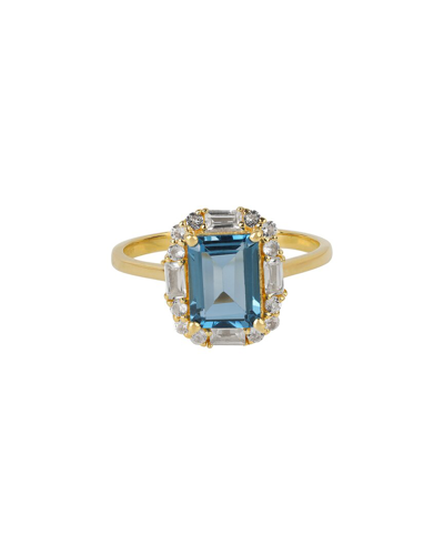 Tiramisu Gold Over Silver 2.51 Ct. Tw. Gemstone Ring