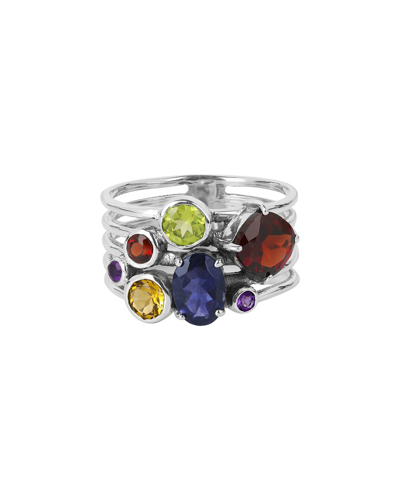 Tiramisu 925 Silver 2.53 Cts. Iolite Ring