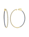 Sabrina Designs 14k 1.15 Ct. Tw. Diamond & Sapphire Hoops