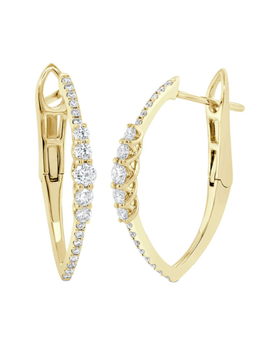 Sabrina Designs 14k 0.50 Ct. Tw. Diamond Hoops In Gold