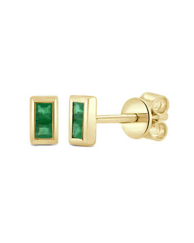 Sabrina Designs 14k 0.16 Ct. Tw. Emerald Studs In Gold