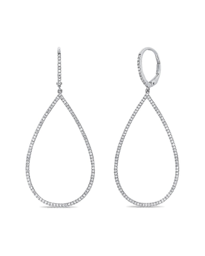 Sabrina Designs 14k 0.65 Ct. Tw. Diamond Dangle Earrings In White