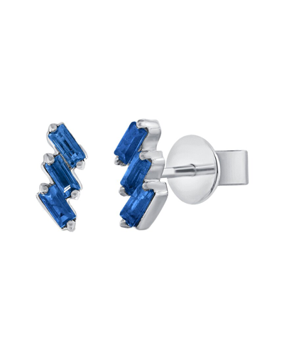 Sabrina Designs 14k 0.22 Ct. Tw. Sapphire Studs In Blue