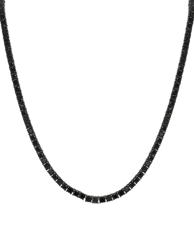 Sabrina Designs 14k 11.71 Ct. Tw. Diamond Tennis Necklace In Black