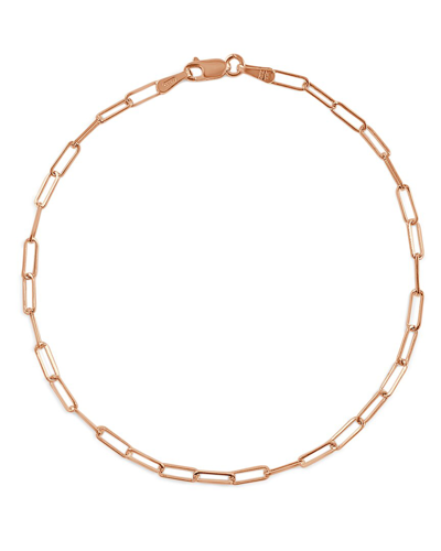 SABRINA DESIGNS SABRINA DESIGNS 14K ROSE GOLD PAPERCLIP BRACELET