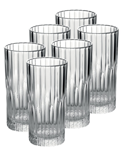 Duralex Set Of 6 Manhattan High Tumblers In Clear