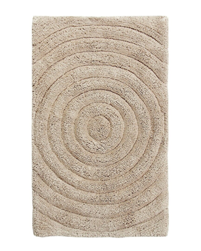 Knightsbridge Echo Bath Rug In Stone