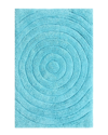 Knightsbridge Echo Bath Rug In Aqua